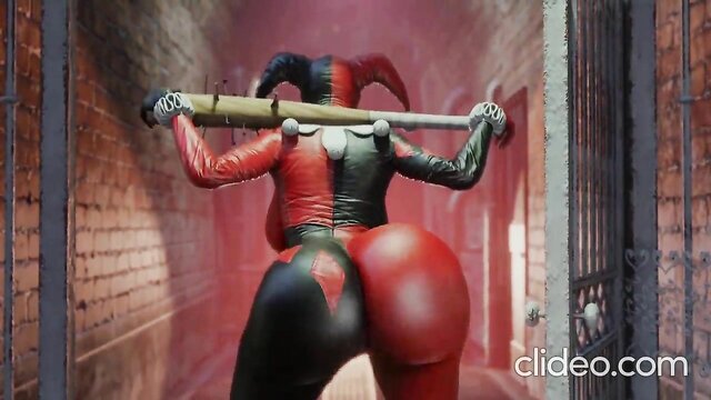 Harley Quinn\'s big ass bounces in this sexy video