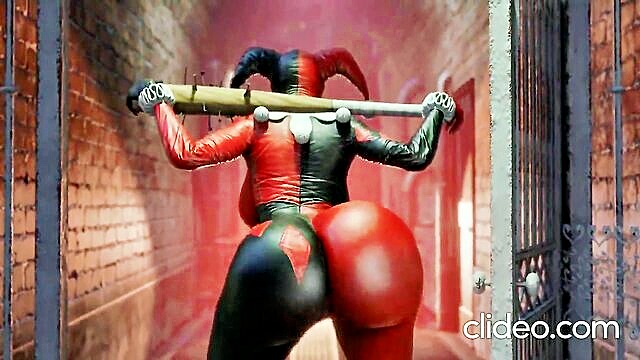 Harley Quinn\'s big ass bounces in this sexy video