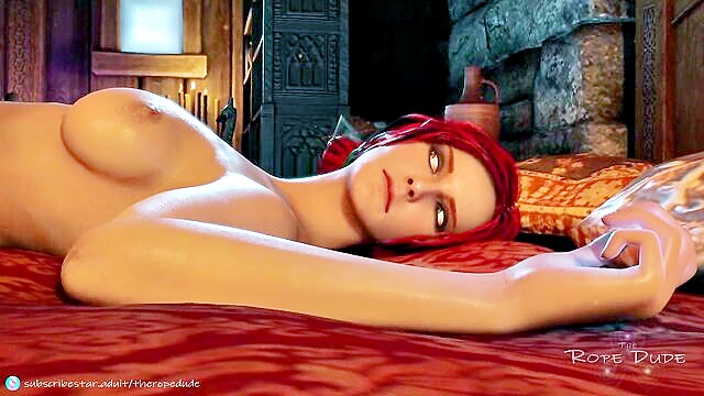 Triss\'s Blindfolded Awakening: Part 02 with Full Audio and Subtitles Enabled