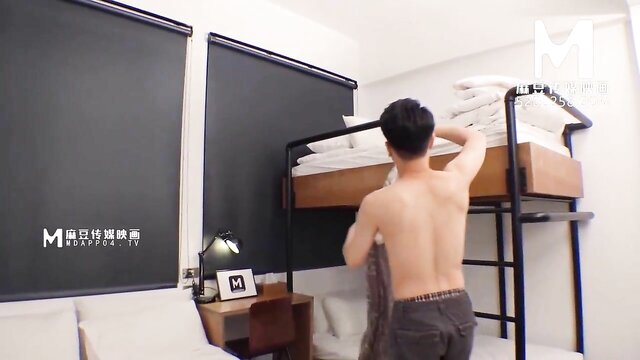 Asset\'s Asian slut roommate in a super-hot fake hostel