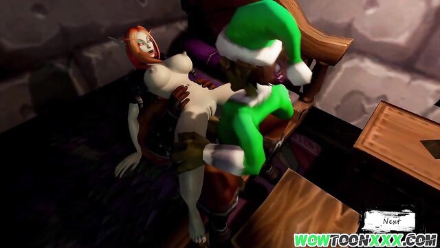 Watch elfs and horny humans fuck hard in this naughty compilation