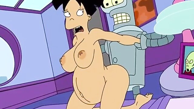 Watch Amy get fucked in the ass in this futurama parody